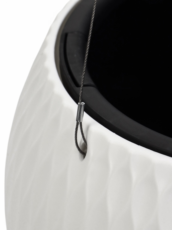 Кашпо Кашпо "Жемчужина" 4л подвесное, белый