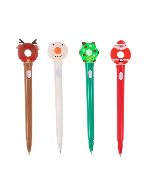 Ручка "Новый год" световая, виды МИКС