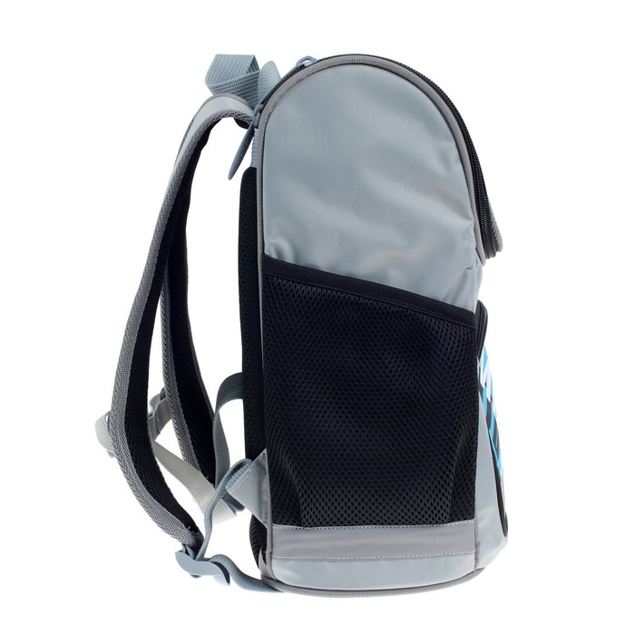 Ранец школьный Стандарт, 36 х 26 х 16 см, + мешок для обуви 40 х 32 см, Сalligrata П Ранец школьный Стандарт, 36 х 26 х 16 см, + мешок для обуви 40 х 32 см, Сalligrata П "Мото", серый