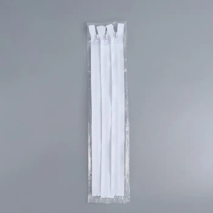 Молния «Спираль», №7, разъёмная, водонепроницаемая, замок автомат, 40 см, белая