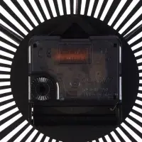 Часы настенные интерьерные &laquo;Вихрь&raquo;, бесшумные, плавный ход, d=40 см, металл, чёрные