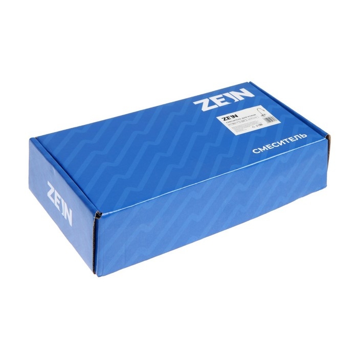 Смеситель для кухни ZEIN ZC2029, двухвентильный, гибкий излив, кран-букса латунь 1/2 Смеситель для кухни ZEIN ZC2029, двухвентильный, гибкий излив, кран-букса латунь 1/2", черный/хром