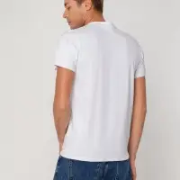 Футболка мужская T-bolka Stretch, белая, размер S