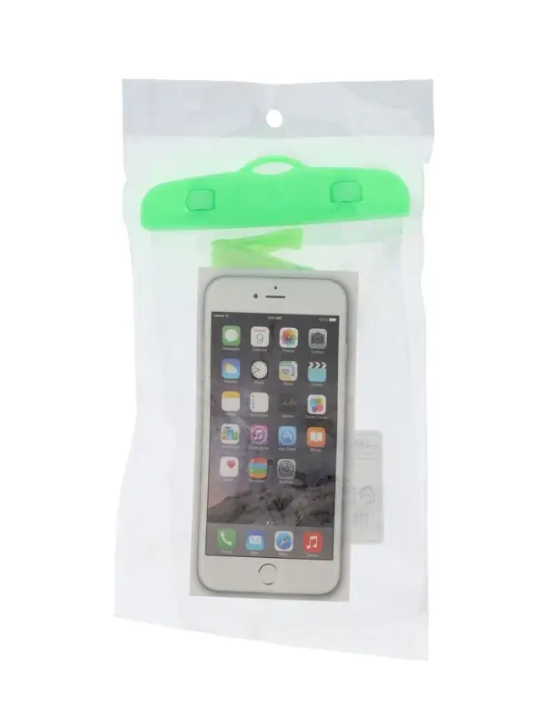 Чехол водонепроницаемый Luazon для телефонов, размер 20&times;10.5 см, зелёный