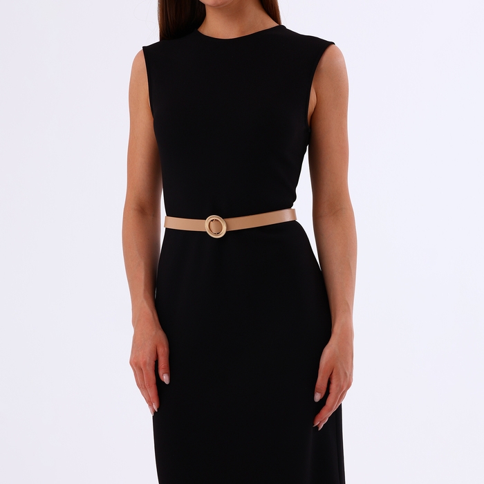 Ремень женский, ширина 1,9 см, пряжка металл, цвет бежевый Ремень женский, ширина 1,9 см, пряжка металл, цвет бежевый