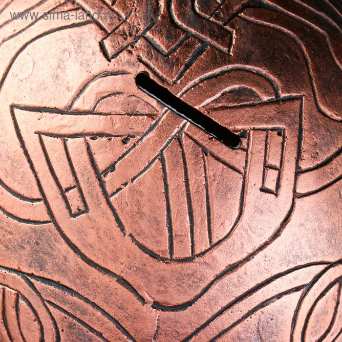 Копилка  Копилка "Череп" бронза, 17х13см