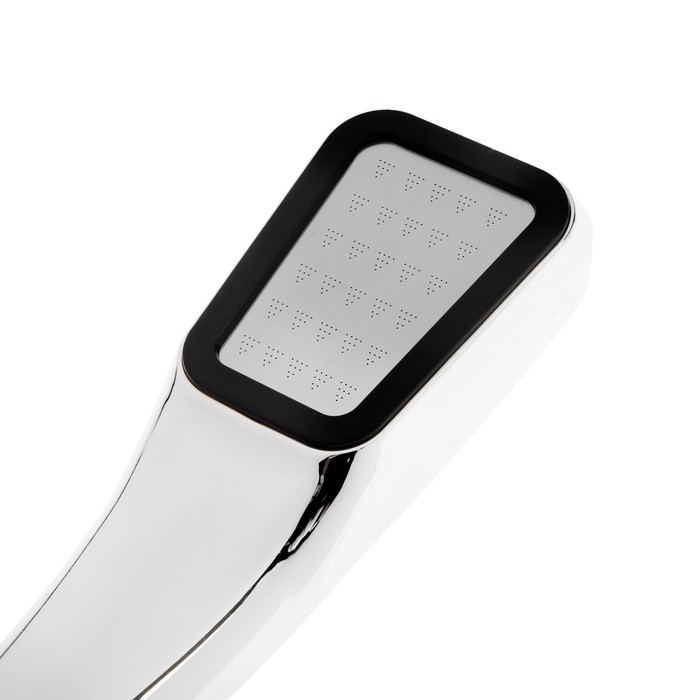 Душевая лейка ZEIN Z0211-1, пластик/нержавейка, 1 режим, микроскопические точки, цвет хром Душевая лейка ZEIN Z0211-1, пластик/нержавейка, 1 режим, микроскопические точки, цвет хром