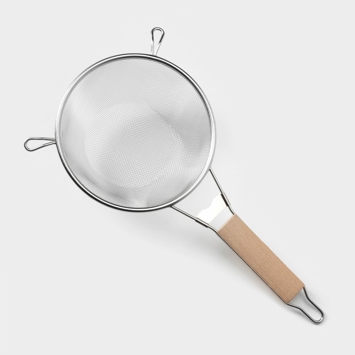 Сито для просеивания с ручкой Доляна «Стандарт», d=18 см Сито для просеивания с ручкой Доляна «Стандарт», d=18 см