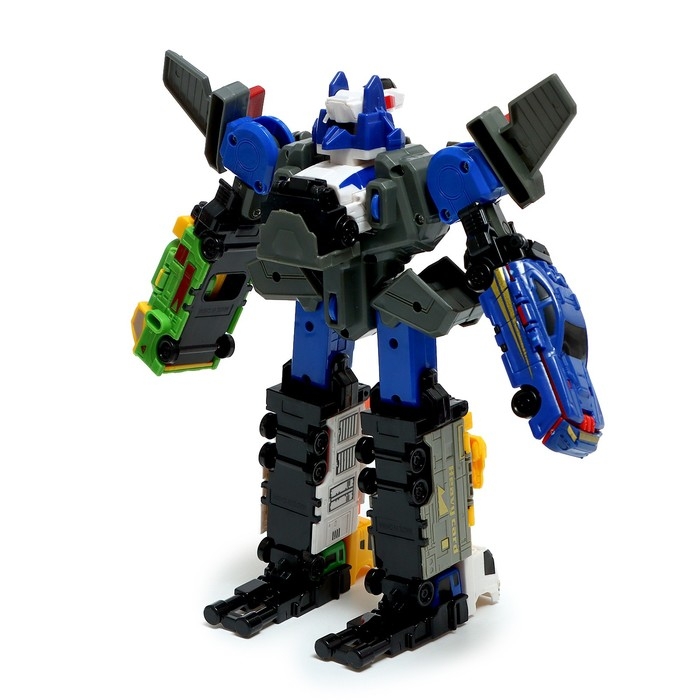 Робот «Воин», трансформируется, собирается из 5 машинок