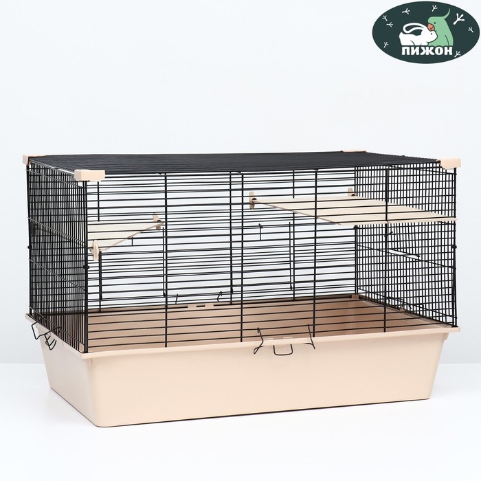 Клетка для шиншилл Клетка для шиншилл "Пижон" №11, складная, 80 х 50 х 46см, бежевая