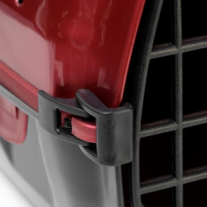 Переноска для животных  Переноска для животных "Сириус", 33,5 х 31 х 50 см, красный перламутр