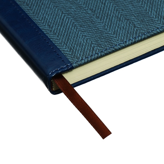 Органайзер на кольцах, А5, 128л, клетка, обл.кожзам, с хлястиком, Узоры, синий Органайзер на кольцах, А5, 128л, клетка, обл.кожзам, с хлястиком, Узоры, синий