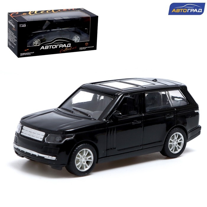 Машина металлическая «Джип», инерционная, масштаб 1:43, цвет чёрный Машина металлическая «Джип», инерционная, масштаб 1:43, цвет чёрный