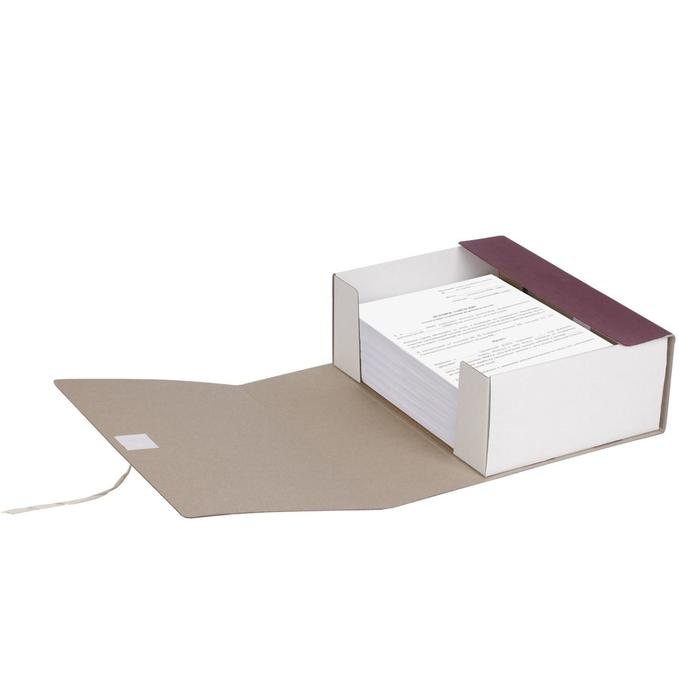 Короб архивный А4 Calligrata, 120 мм, складывающийся, бумвинил, до 1000 листов, бордовый Короб архивный А4 Calligrata, 120 мм, складывающийся, бумвинил, до 1000 листов, бордовый