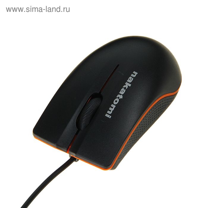 Мышь Nakatomi MON-03U Navigator, проводная, оптическая, 1200 dpi, USB, чёрная Мышь Nakatomi MON-03U Navigator, проводная, оптическая, 1200 dpi, USB, чёрная