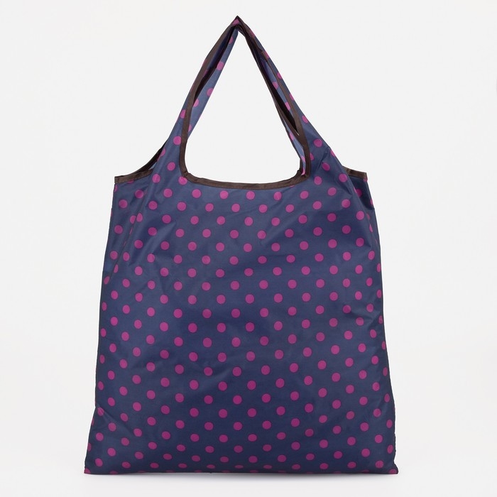 Сумка хозяйственная без застежки, складная, цвет синий Сумка хозяйственная без застежки, складная, цвет синий