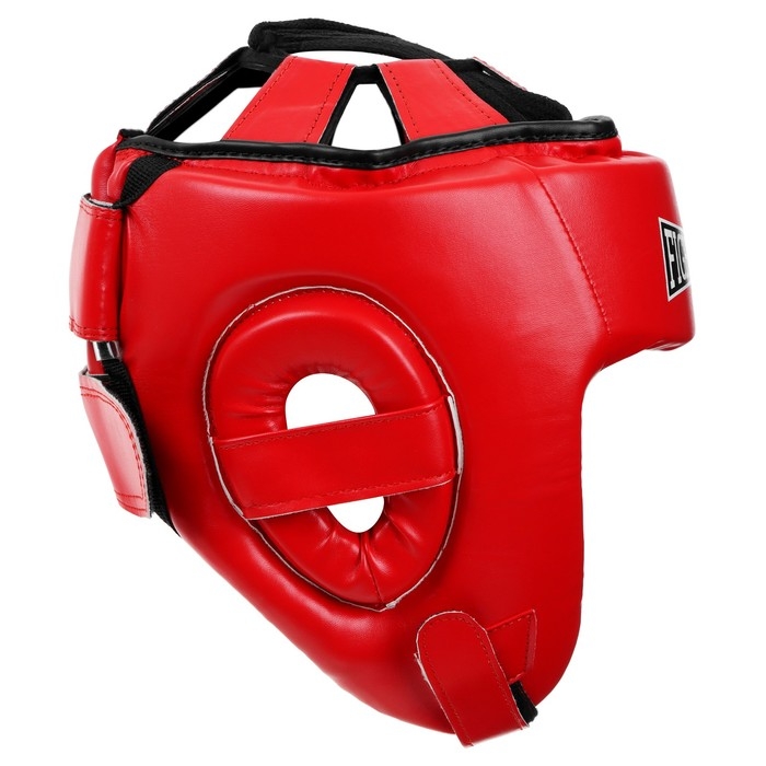 Шлем боксёрский FIGHT EMPIRE, AMATEUR, р. XL, цвет красный