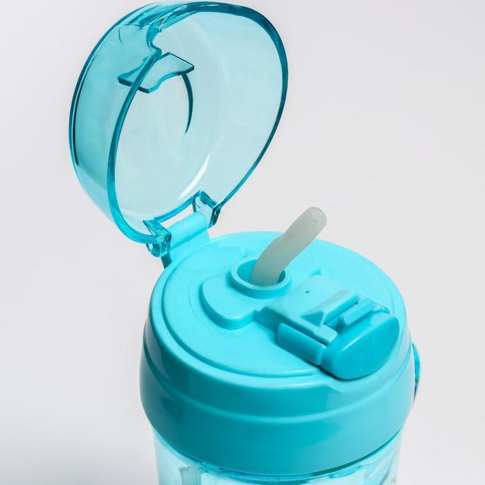 Поильник детский с силиконовой трубочкой, 220 мл., с ручками, цвета МИКС Поильник детский с силиконовой трубочкой, 220 мл., с ручками, цвета МИКС