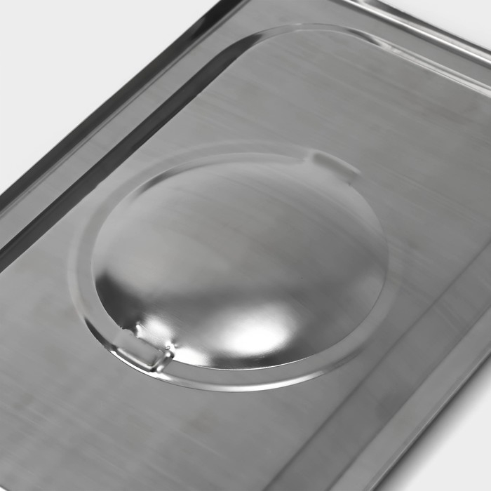 Крышка из нержавеющей стали к гастроемкости 1/4, 26,5×16,5 см толщина 0,8 мм Крышка из нержавеющей стали к гастроемкости 1/4, 26,5×16,5 см толщина 0,8 мм