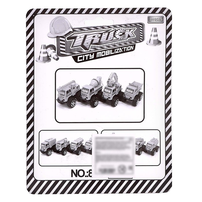 Машина «Стройтехника», на дистанционном управлении, работает от батареек, МИКС