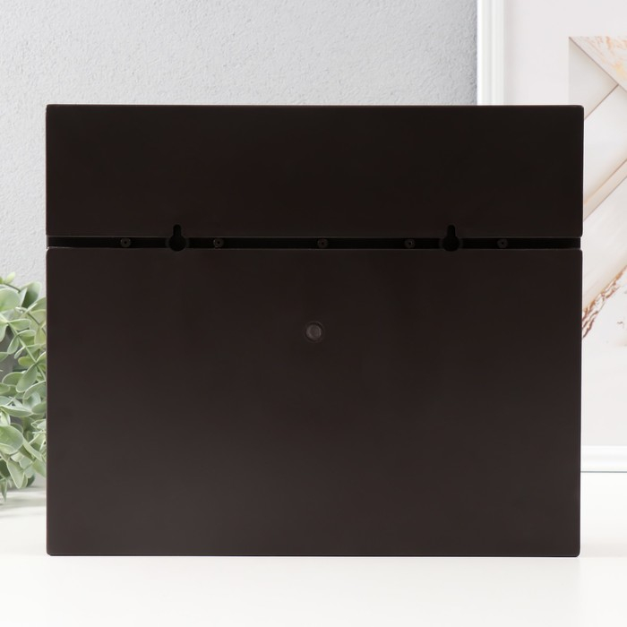 Ключница "Вид на город" Венге  26,5х31,5х4,5 см