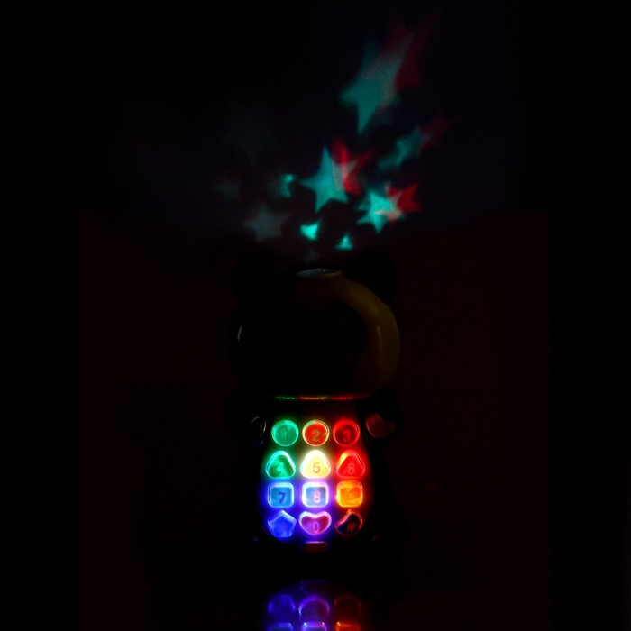 Игрушка музыкальная обучающая «Панда», с проектором, работает от батареек Игрушка музыкальная обучающая «Панда», с проектором, работает от батареек