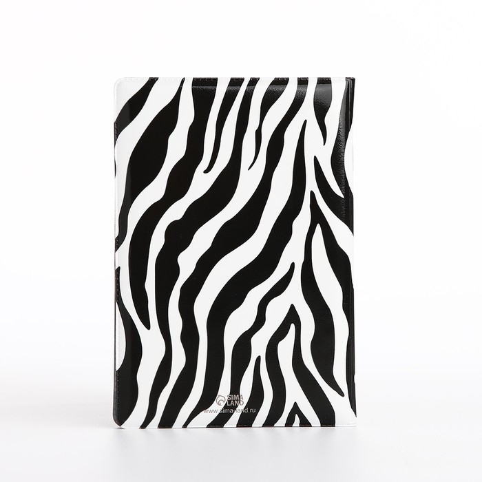 Обложка для автодокументов, цвет чёрный/белый