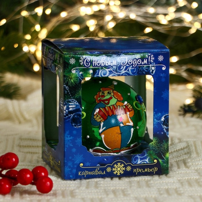 Шар Шар "Клоун с гармошкой" 8 см микс