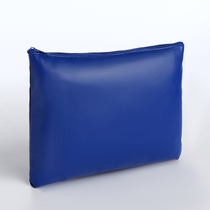 Косметичка на молнии, цвет синий Косметичка на молнии, цвет синий