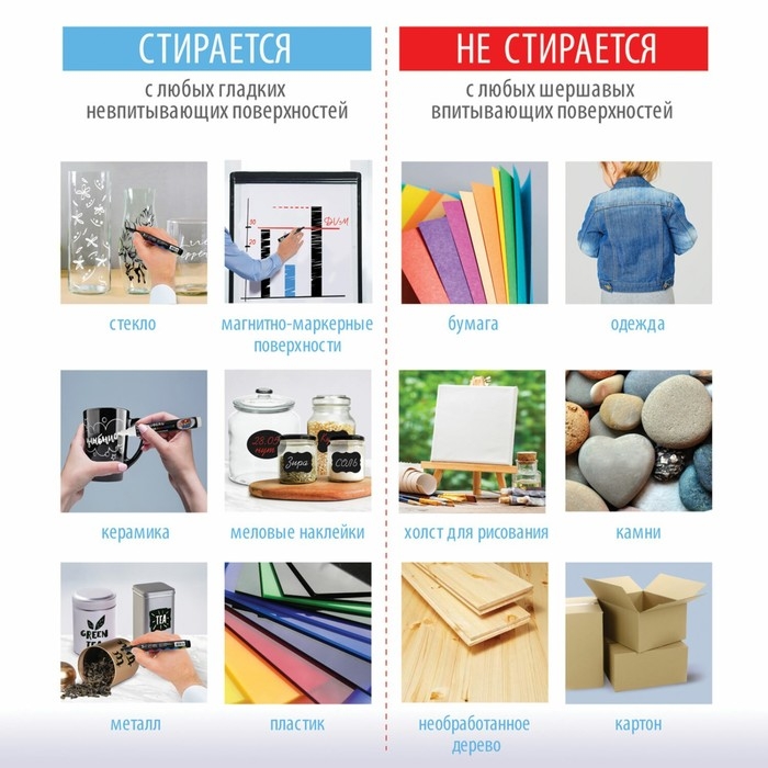 Маркер стираемый меловой для гладких поверхностей, 3,5 мм, BRAUBERG Маркер стираемый меловой для гладких поверхностей, 3,5 мм, BRAUBERG "POP-ART", белый