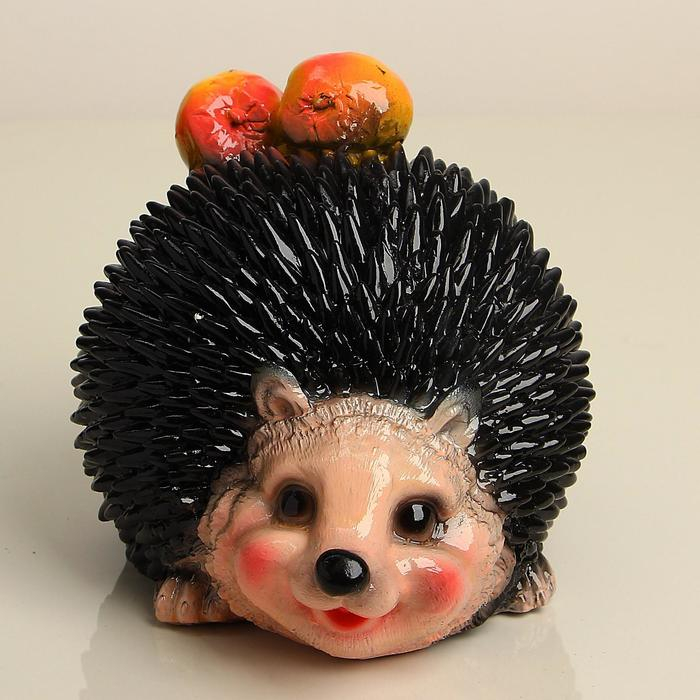 Садовая фигура  Садовая фигура "Еж с яблоками" 20х15см
