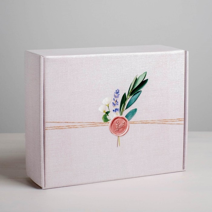 Коробка подарочная складная, упаковка, «Эко», 27 х 21 х 9 см Коробка подарочная складная, упаковка, «Эко», 27 х 21 х 9 см