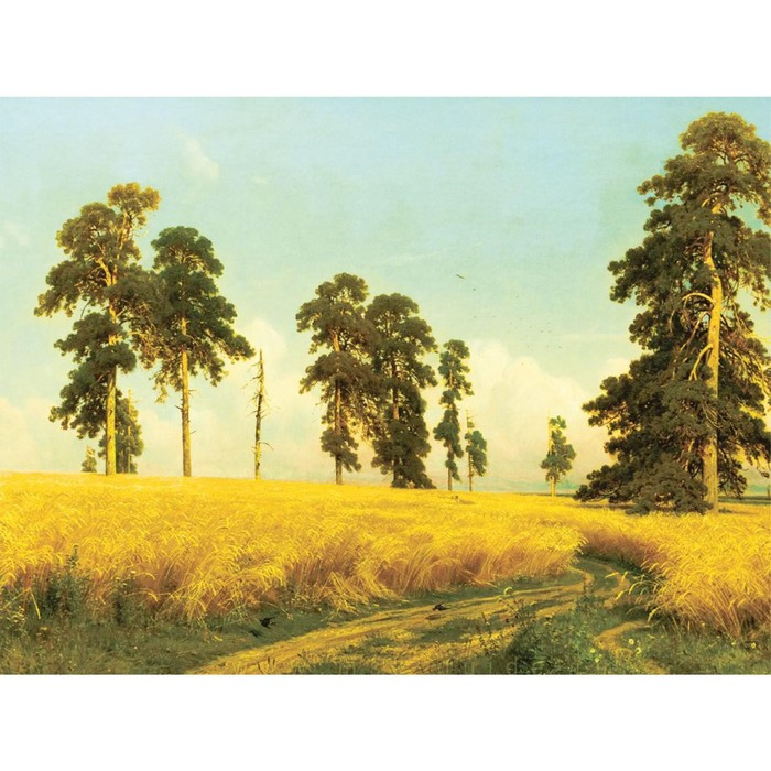 Алмазная мозаика с полным заполнением на холсте «Рожь», 30 х 40 см Алмазная мозаика с полным заполнением на холсте «Рожь», 30 х 40 см