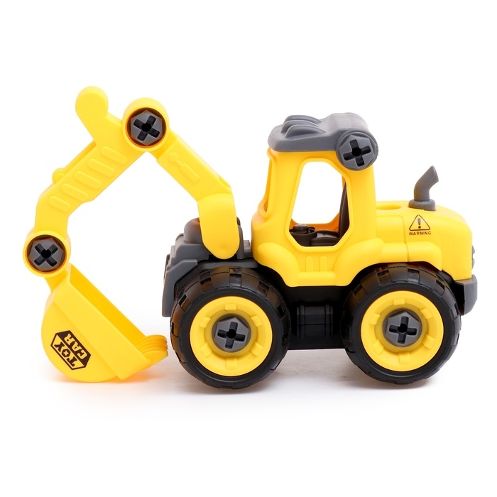 Конструктор винтовой «Экскаватор», с отвёрткой, 27 деталей Конструктор винтовой «Экскаватор», с отвёрткой, 27 деталей