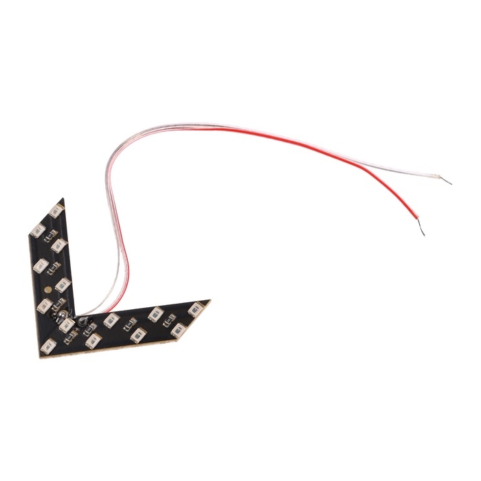 Светодиодный указатель, 12В, 14 SMD, желтый