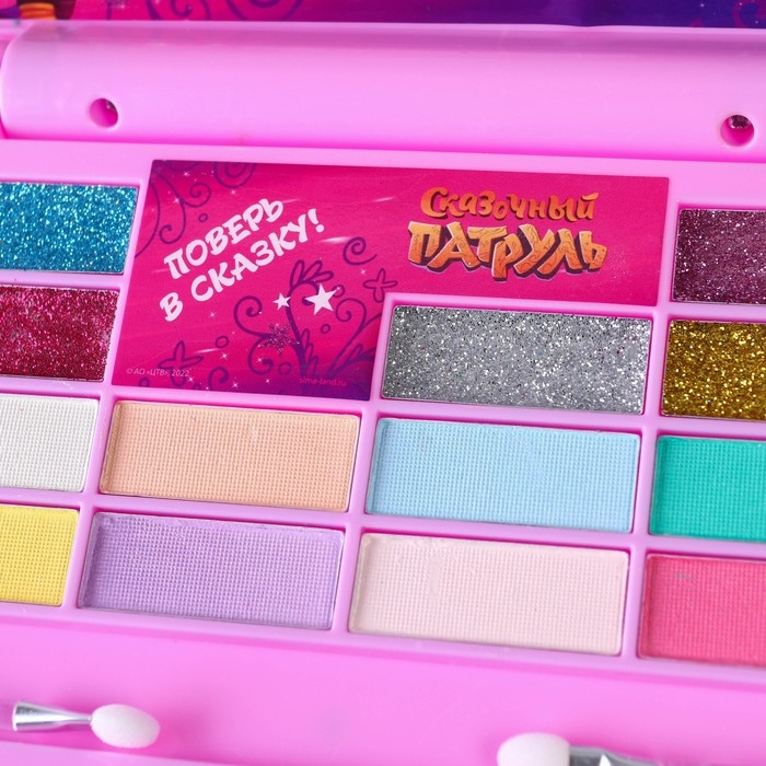 Набор детской косметики  Набор детской косметики "Поверь в сказку" Сказочный патруль, тени 8цв по 1,5гр,блеск