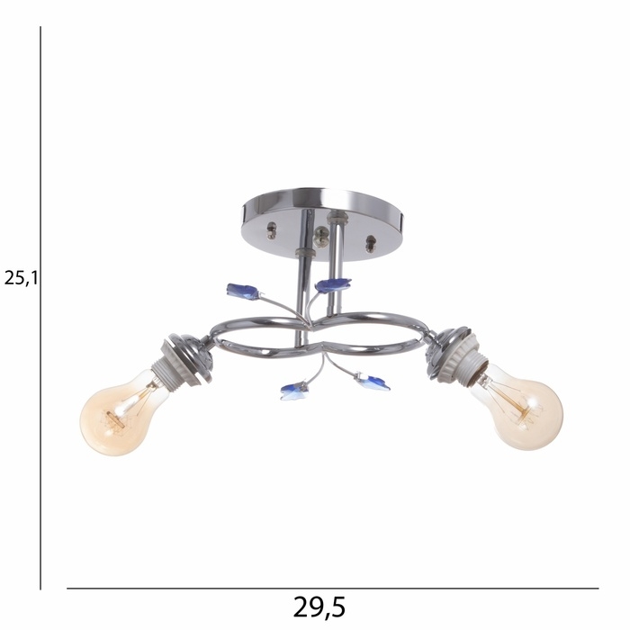 Люстра Люстра "Бет" БП 2х40Вт Е27 Хром МОДЕЛЬ: 2612365