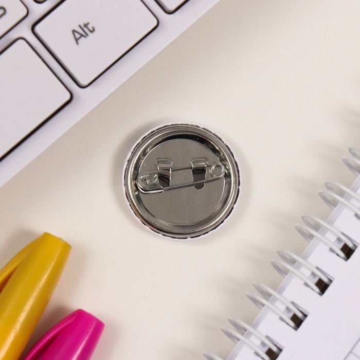 Значки закатные набор 3 шт d=25 мм Значки закатные набор 3 шт d=25 мм "Панды" 7х7 см