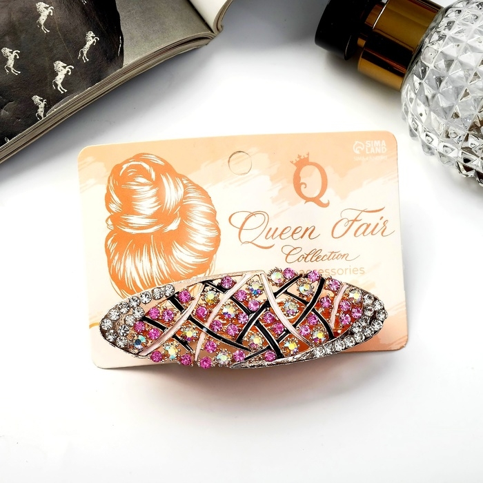 Заколка-автомат для волос Заколка-автомат для волос "Престиж" переплёт, 9 см