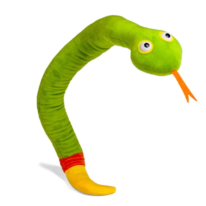 Мягкая игрушка  Мягкая игрушка "Змея Тутси", цвет салатовый, 42 см, ЗТ/042/сал