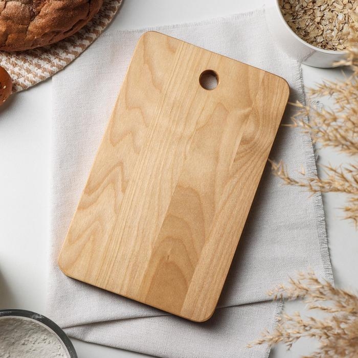 Доска разделочная Доляна, 24×15×1,8 см, пропитано маслом, берёза Доска разделочная Доляна, 24×15×1,8 см, пропитано маслом, берёза