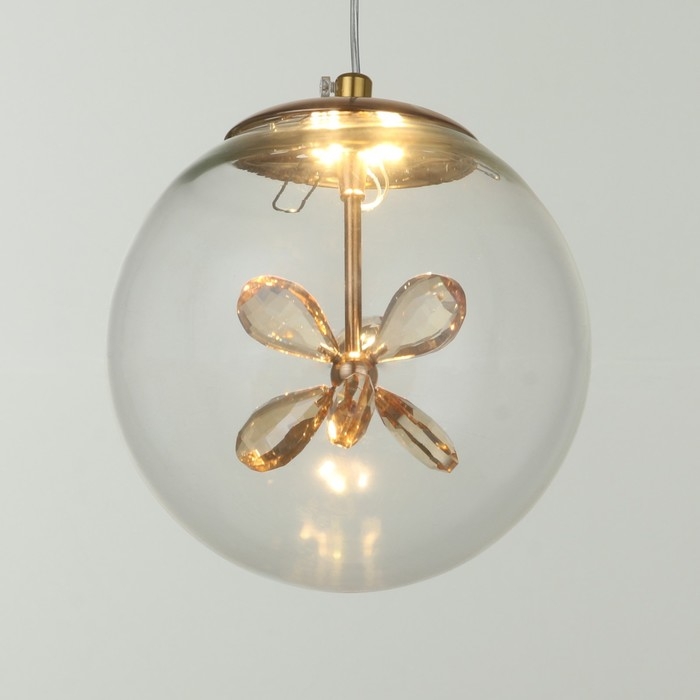 Подвес BayerLux "Сфера" LED 12Вт 3000-6000К золото 15х15х100см