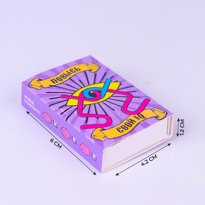 Головоломка «Для твоего IQ» металл, МИКС, в шоубоксе Головоломка «Для твоего IQ» металл, МИКС, в шоубоксе