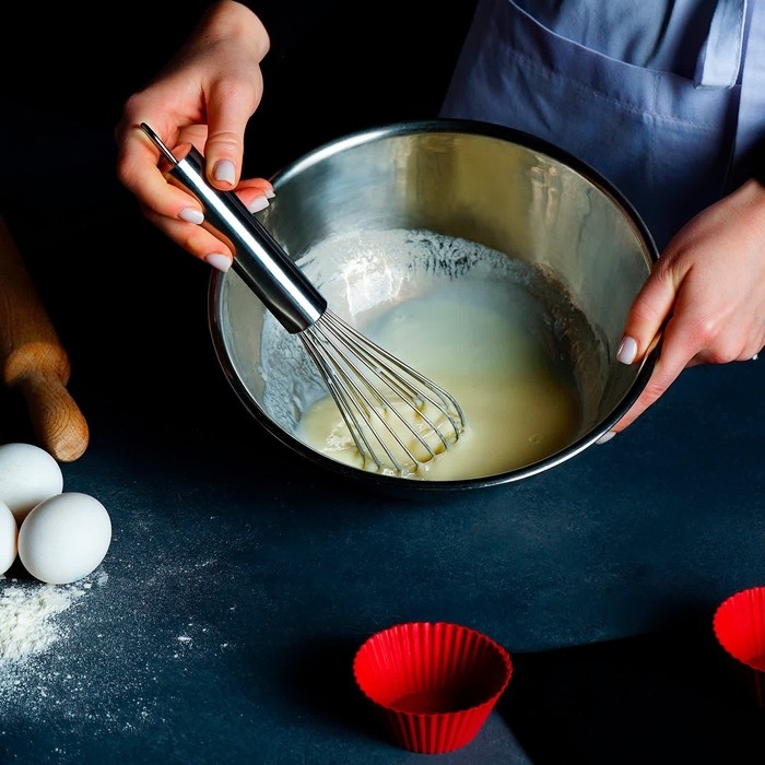 Венчик для взбивания KONFINETTA «Сильвер», струна 1,3 мм, 25×6×6 см, цвет серебристый Венчик для взбивания KONFINETTA «Сильвер», струна 1,3 мм, 25×6×6 см, цвет серебристый