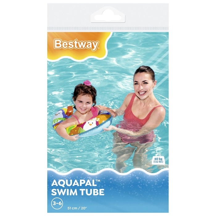 Круг надувной для плавания «Морские приключения», d=51 см, от 3-6 лет, цвет МИКС, 36113 Bestway Круг надувной для плавания «Морские приключения», d=51 см, от 3-6 лет, цвет МИКС, 36113 Bestway