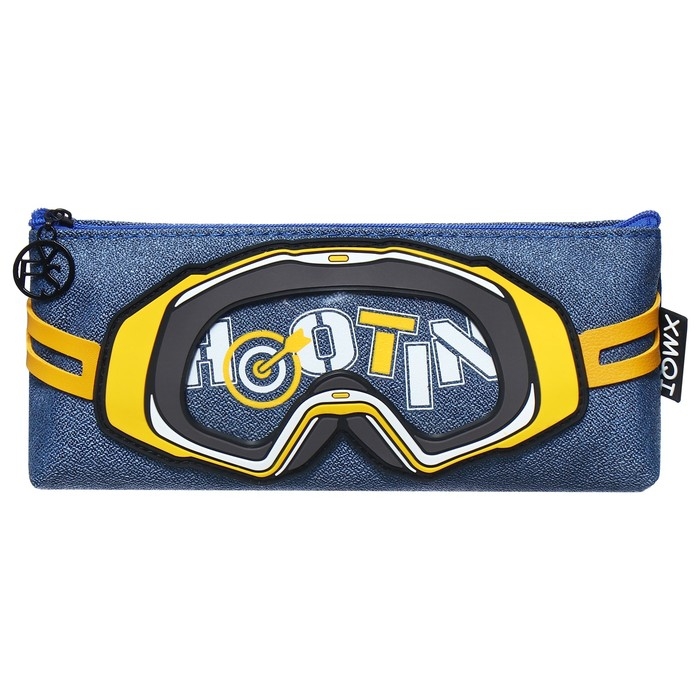 Пенал школьный на молнии Пенал школьный на молнии "Подводные очки", микс