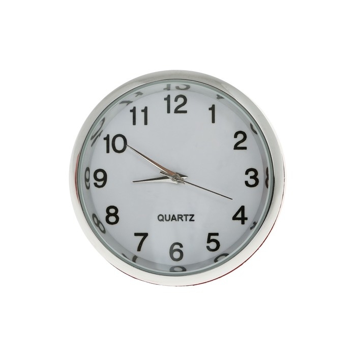 Часы автомобильные, внутрисалонные, d 4.5 см, красные Часы автомобильные, внутрисалонные, d 4.5 см, красные