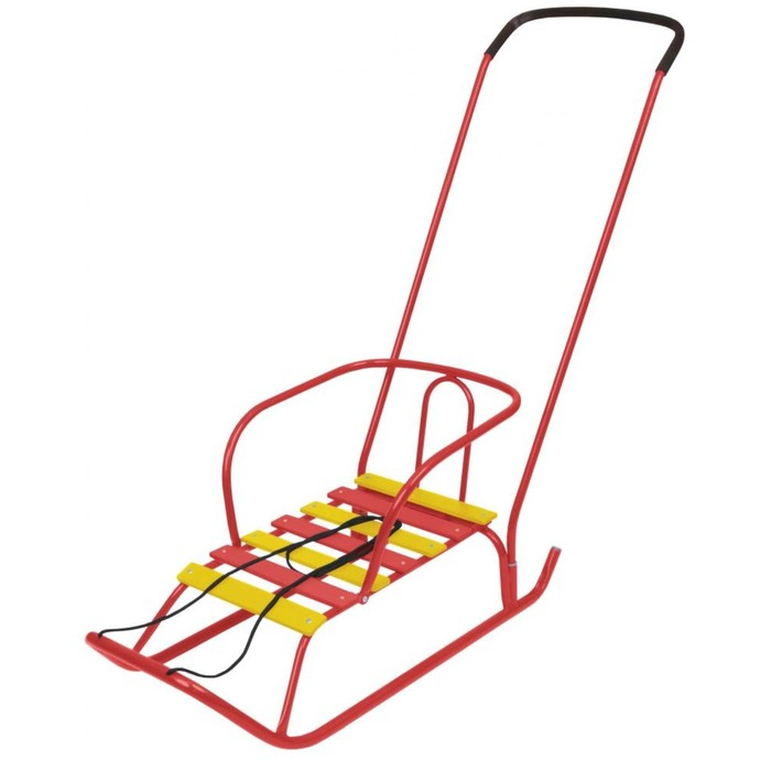 Санки «Ветерок 2», цвет алый Санки «Ветерок 2», цвет алый