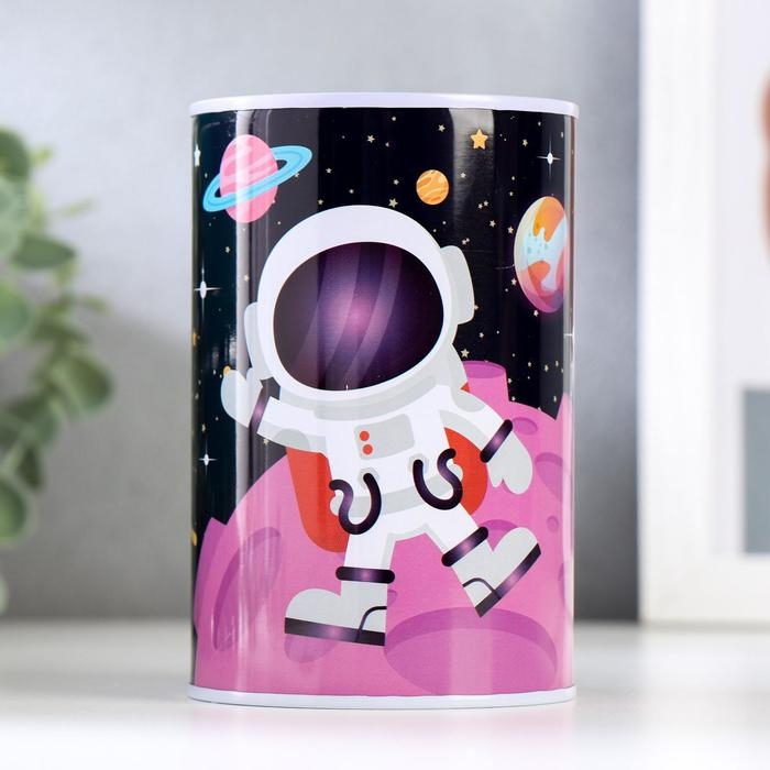 Копилка металл банка Копилка металл банка "Космический пейзаж" МИКС 12х8х8 см