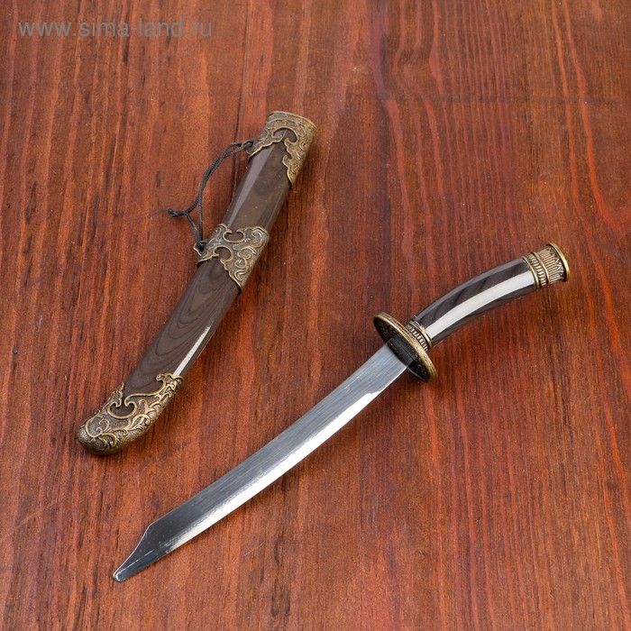 Сув. изделие катаны 2в1 на подставке, ножны дерево, шоко 18/23,5см